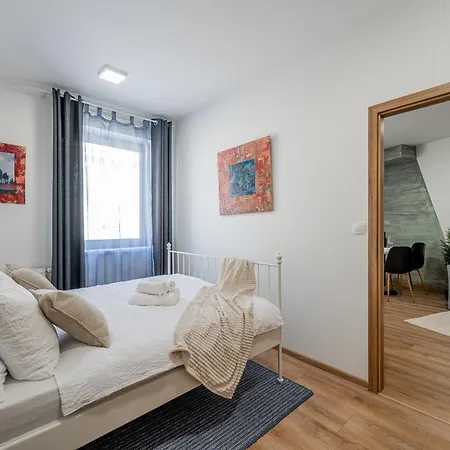 Centrum 60m2 4 Beds 公寓 科希策
